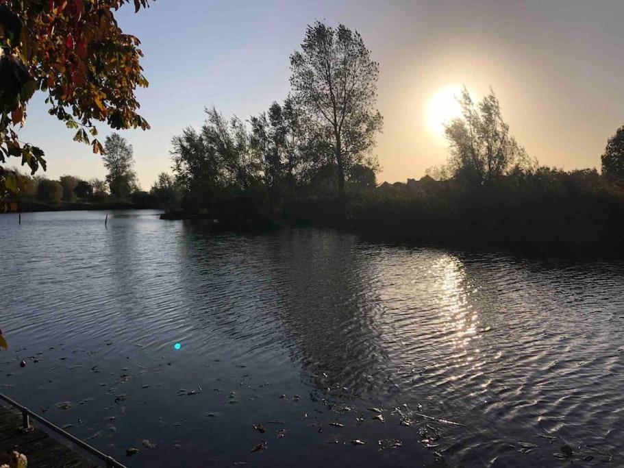 Gezellige Pipo Met Grote Schommel Aan Het Water Villa Medemblik Exteriör bild